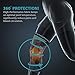 POWERLIX Knee Compression Sleeve - Best Knee Brace for Knee Pain for Men & Women – Knee Support for Running, Basketball, Volleyball, Weightlifting, Gym, Workout, Sports – Please Check Sizing Chart