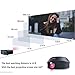 Movie Projector – Artlii 4000 Lux Full HD 1080P Support Projector, LED Projector with HiFi Stereo, Home Theater Projector w/ 200″ Projection Size,2 HDMI USB VGA for Movies Sports Nintendo Switch PS4thumb 3