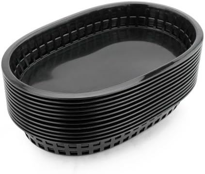 New Star Foodservice 44058 Fast Food Baskets, 10.5 x 7 Inch, Set of 36, Black New Star Foodservice 44058 Fast Food Baskets, 10.5 x 7 Inch, Set of 36, Black