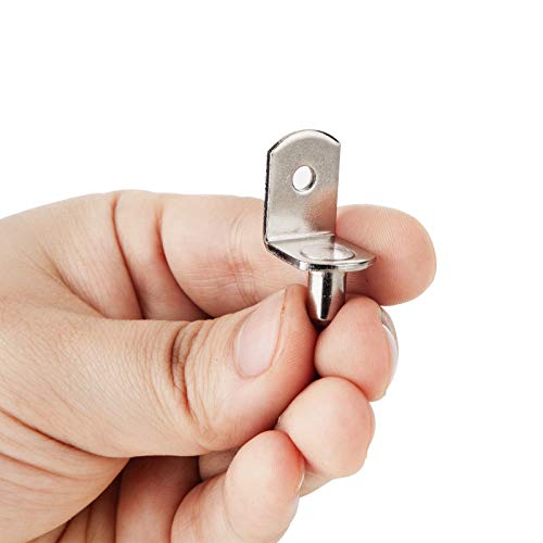 Maexxna 40pcs Shelf Support Pegs, LShaped Metal Shelf Clips