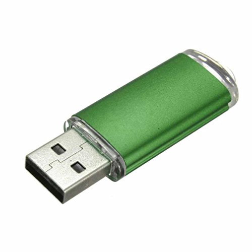 Mchoice 2GB USB 2.0 Metal Flash Memory Stick Storage Thumb U Disk (Green) - Thumbnail 5
