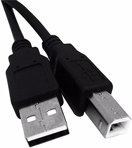 0.5 Meter (1.5 Ft) USB 2.0 High Speed Type A Male to Type B Male Printer Scanner Cable Cord