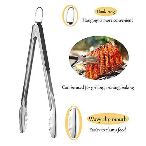 ROMANTICIST Flat Top Grill Accessories Set Black,Stainless Steel