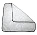 The Rag Company (5-Pack) 16 in. x 16 in. Everest 800 White Double-Plush Professional Korean 70/30 Microfiber Detailing Towels