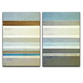 2 Panel Canvas Wall Art Abstract Canvas Prints Home Artwork Decoration for Living Room,Bedroom - 16"x24" x 2 Panels