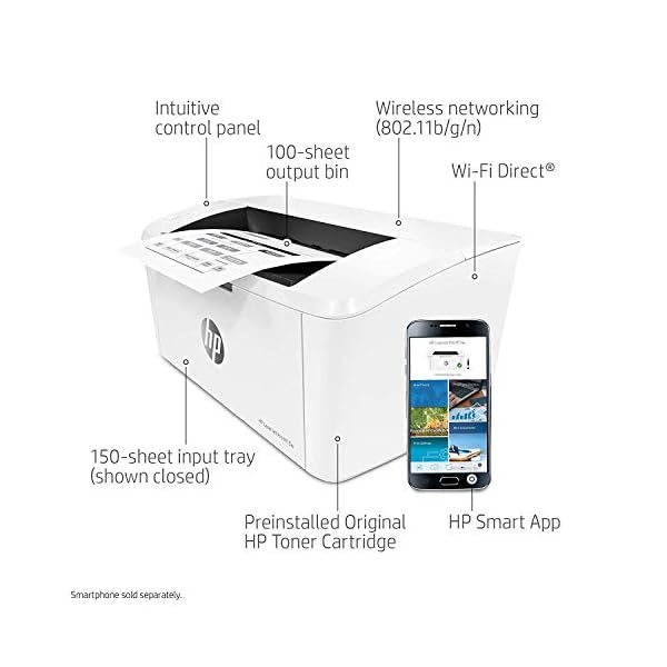 HP IMPHPI3070 Impresora Láser Laserjet Pro M15W, 600 X 600 dpi, 18 Ppm,  8000 Páginas por Mes - Productosmasvendidosamz.com.mx