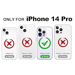 ROUTDOM Compatible with iPhone 14 Pro Case for