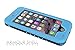 Armour Shell Waterproof Scratch Resistant Protective Case for iPhone 6 Plus - Light Blue