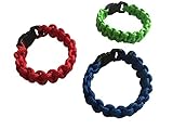 Handmade Diffuser Bracelets Set of 3 - Green, Red, and Blue. Perfect for Essential Oils. Great for Kids! 