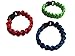 Handmade Diffuser Bracelets Set of 3 - Green, Red, and Blue. Perfect for Essential Oils. Great for Kids! 