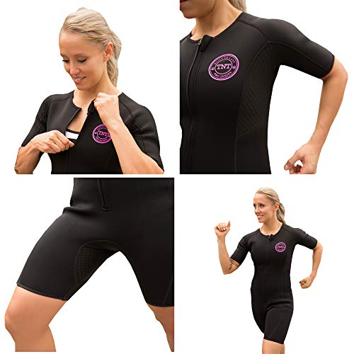 TNT Pro Series Sauna Suit Weight Loss for Men and Women - Neoprene Workout Sweat Suits (Women's X-Large)