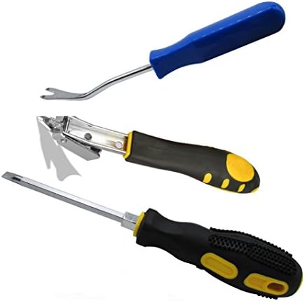 Anianiau Upholstery Staple Remover,Tack Puller Tool And Screwdriver,Ergonomic Handle.Saves You Hours