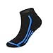 Mens Warm Wool Socks Thick Winter Thermal Stripe Wool Crew Socks 6 or 5 Pairs (MQ03 low cut socks-6 pairs)
