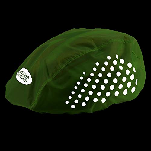 JVSISM Reflective Bike Helmet Cover High Visibility Waterproof Bicycle Helmet Rain Cover MTB Road Bicycle Ride Gear
