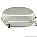 Geekria UltraShell Case for B SoloHD, Solo3.0, Solo2.0 Headphones, Replacement Protective Hard Shell Travel Carrying Bag with Room for Accessories (Luxe Silver)