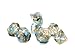 HD Dice DND Polyhedral Dice RPG Dice for Dungeons and Dragons,Pathfinder,MTG,D&D,Role Playing Games Black Blue Transparent Dice with Color Changing Glitter