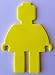Lifetime Inc Coolest Mini Figure Shape Cutout Self-Stick Notepads - Bricks or Building Blocks Theme