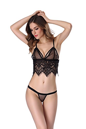 DLZ Halter sexy grape tempting lingerie chemise lace lingerie for women