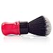 H&S Co. Synthetic Shaving Brush Red and Black