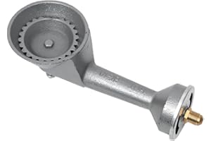 COOKAMP Cast Iron Propane Burner Head with Brass Fitting Orifice (SH10-DIY Burner)