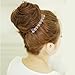8-Flower Hairpin Combs Crystal Rhinestone Bridal Hair Pins Hair Clips Women Wedding Headpiece for Bride Bridesmaids
