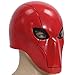 Xcoser Adult Red Hood Mask Helmet Costume Props for Halloween Cosplay