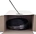 GS Power 100 FT Braided Expandable Sleeving Cable Loom Black Polyethylene PET High Temperature Electrical Wire Sleeve. Size: 1/4 inch Unexpanded Width (Other Option: 1/8