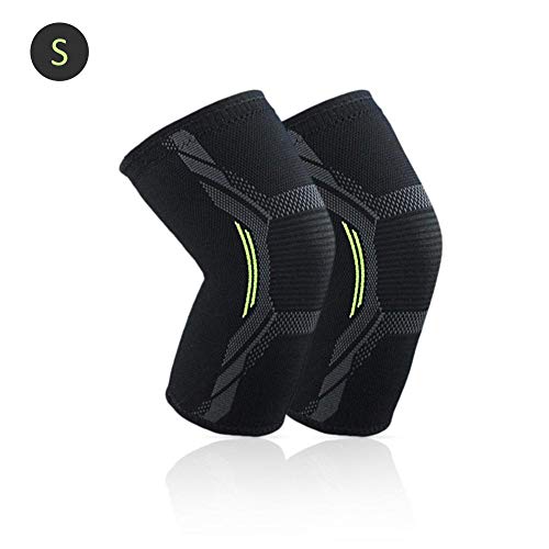 KILLYSUFUY Sports Knee Pads Knee Brace Support Compression Sleeves, 1 Pair Wraps Pads for Arthritis, Pain Relief, Injury Recovery, ACL, Running, Football, Basketball and More Sports