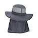 Fishing Cap Outdoor 360° Sun Protection Hat UV Protection Detachable Wide Brim With Neck Flap Unisex For Hiking Camping Climbing