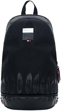 UIYI Mens Casual Sling Bag 14'' Laptop Bag Outdoor Satchel Cross-body Chest Daypack (160059-black)