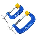 Great Neck 21012 Essentials 2 Piece C-Clamp Set