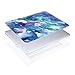 MOSISO Compatible with MacBook Air 13 inch Case (Models: A1369 & A1466, Older Version 2010-2017 Release), Plastic Pattern Hard Shell Case & Keyboard Cover & Screen Protector, Galaxy Marble