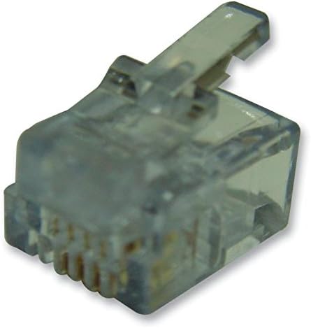 RJ11 PLUGS SOLID WIRE/ROUND 101-040610-24 By SENTINEL