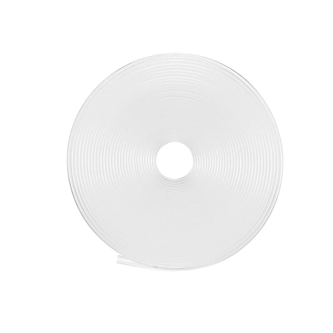 Unifizz Heat Shrink Tubing 12mm Dia 20mm Flat Width 2:1 Ratio Shrinkable Tube Cable Sleeve 5m - Clear