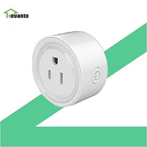 Hevanto MINI Smart Plug Outlet, Wokr with Amazon Alexa Remote Control Timer Switch,ETL Listed(HV103P) (1 Pack)