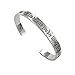 YOYONY Sterling Silver You were Given This Life You are Strong Enough to Live Inspirational Bracelets