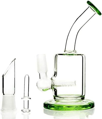 Mini Dab Rig Smoking Water Pipes Inline Perc Percolator 14.5mm Joint with Bowl and Nail