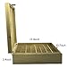 SXC Essential Oil Wooden Box Organizer Wood Storage Case Holds and Protects 68 Oils, Holds 56 5-15 mL Bottles and 12-10  mL Roller Bottles for Travel and Presentations, Large