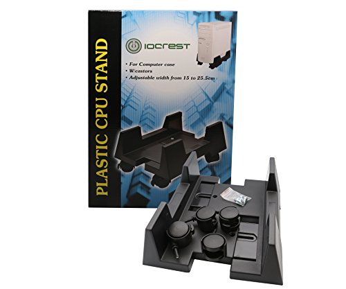 Syba CPU Plastic Stand for ATX Case with Adjustable Width & 4 Caster Wheels (SY-ACC65010)