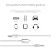Aggice Lightning to 3.5mm Car Aux Cable, 3ft Nylon Braided Lightning Port to Audio Jack Cable for iPhone 7, 7 Plus, iPhone 8,x, Perfect for Car,Home Stereos, Work with iOS 11 and Before