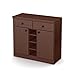South Shore 2-Door Storage Sideboard with Drawers, Royal Cherry