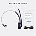 Mpow Pro Trucker Bluetooth Headset/Cell Phone Headset with Microphone, Office Wireless Headset, Over the Head Earpiece, On Ear Car Bluetooth Headphones for Cell Phone, Skype, Truck Driver, Call Center