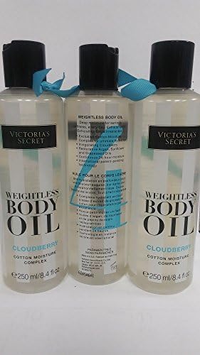 Victoria's Secret Cloudberry Weighless Body Oil 8.4 oz Bundle of 3