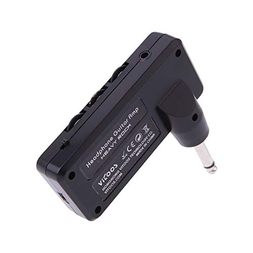 Mini Low Distortion Effector Headphone Amplifier Heavy Rock Home Audio Rechargeable Musical Instruments Electric Guitar Plug
