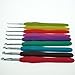 Crochet Hooks - Cheffort 9 Pcs Ergonomic Grip Crochet Hooks Set Bright and Fun Colors,9 Sizes,mom Gifts for Every Season,Aluminum Crochet Hooks Set