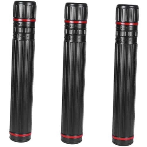 PHENOFICE 3Pcs Telescoping Poster Tube Drawing Storage Tube for Artwork Posters Documents Reusable Plastic Design Expandable to Convenient Carrying