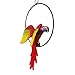 S&F Life Size Hanging Parrot Statue Like a Real Parrot Patio Lawn Ideal Decor for Nature Lovers Tropical Bird Collectors (Wings)
