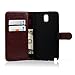 Galaxy Note 3 Case - Mavis's Diary Wallet Type PU Leather Fashion Style Magnet Design Flip Folio Case with Card Holders Cover with Soft Clean Cloth for Samsung Galaxy Note 3 SM-N9000 - Colorful Leaves