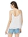 ZAN.STYLE Women's Spaghetti Strap V Neck Flowy Chiffon Layered Cami Tank Top