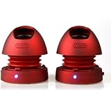 X-mini MAX XAM9-R Portable Capsule Speaker v1.1, Stereo, Red
